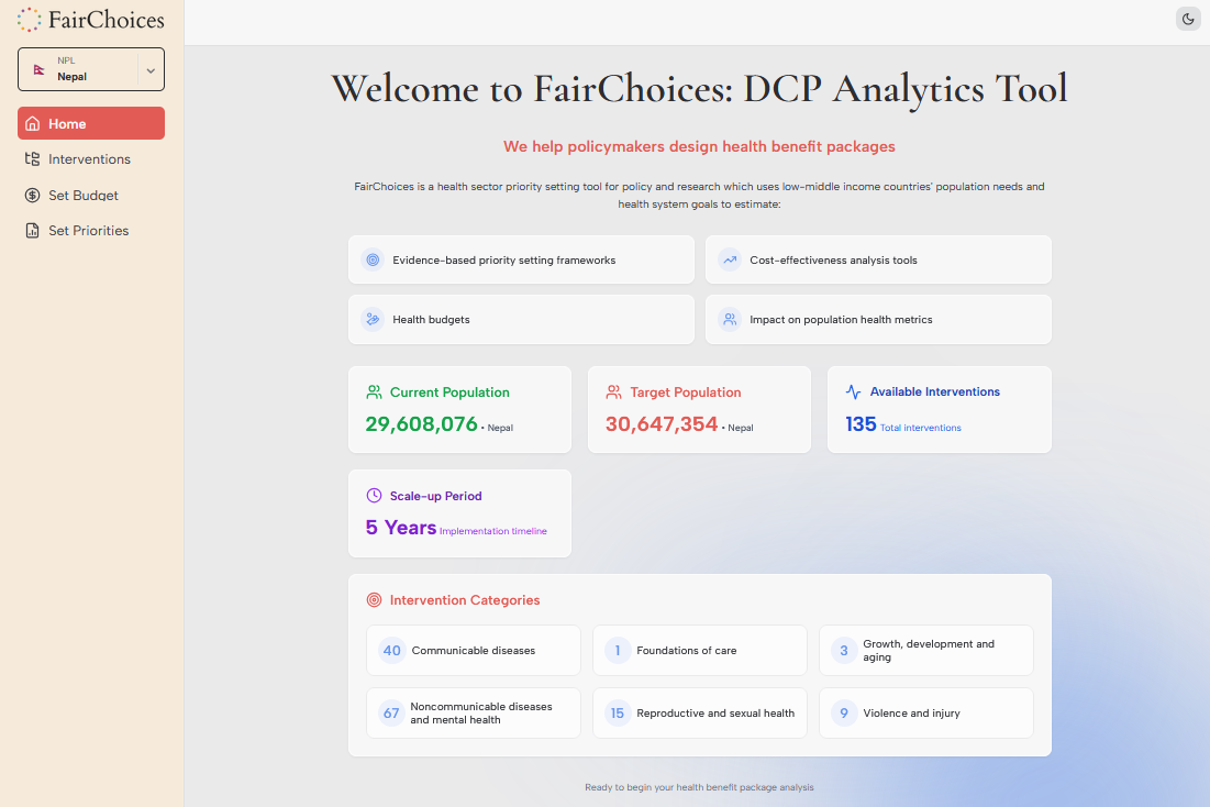 FairChoices Homepage