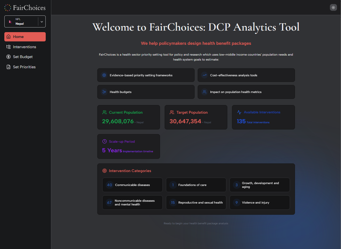 FairChoices Homepage